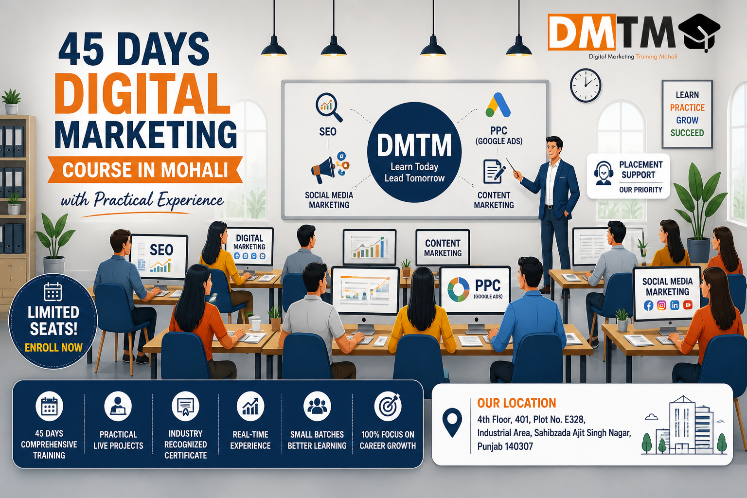 Digital Marketing Course for 45 Days in Mohali